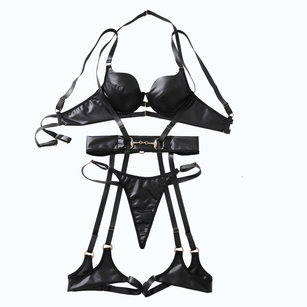 Queen Halter Binding Sexy Lingerie Suit
