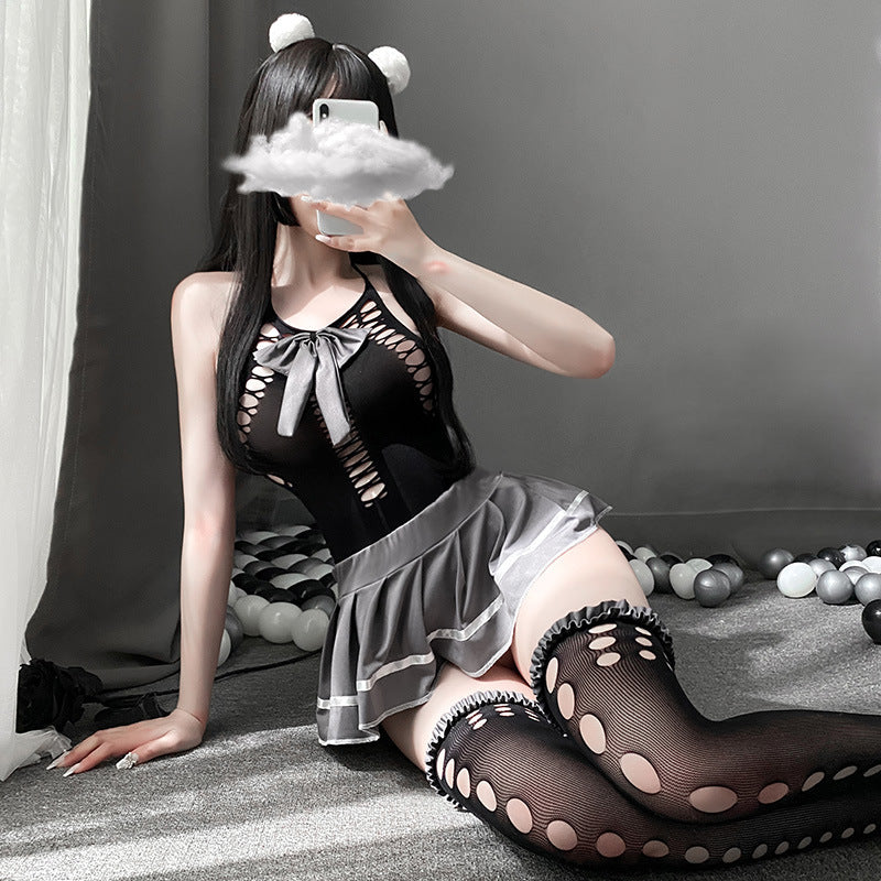 Lingerie Fei Curtain Charming College  Net Dress Uniform Temptation